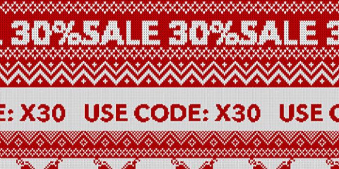 CHRISTMAS SALE - 30% OFF ALMOST EVERYTHING!